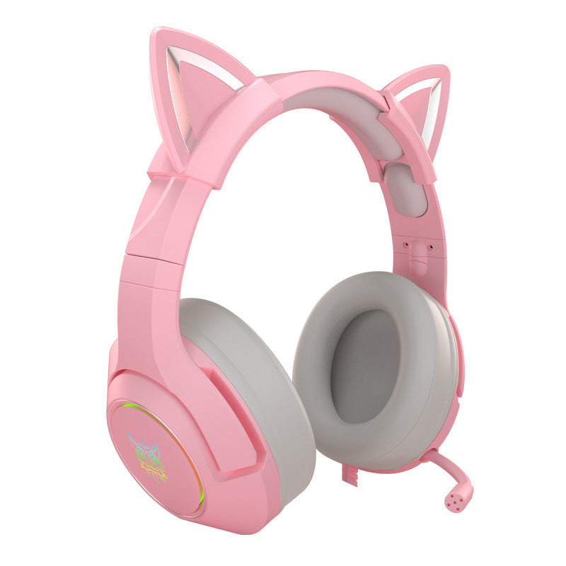 CASQUES GAMING CHAT - CASQUE GAMER FILAIRE POUR FILLES – LÉGER, CONFORTABLE ET STYLÉ POUR VOS SESSIONS GAMING.