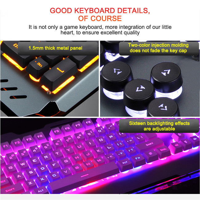 CLAVIER GAMING AVEC SUPPORT - CLAVIER GAMING MÉCANIQUE FILAIRE – CONFORT, PRÉCISION ET ÉCLAIRAGE PERSONNALISABLE.