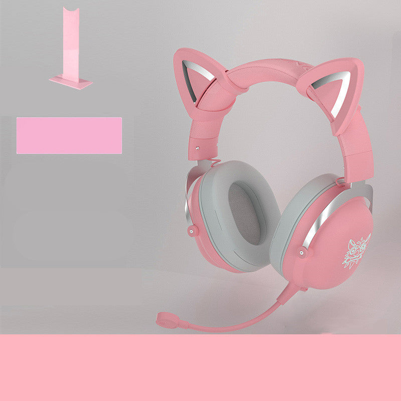 CASQUES GAMING CHAT - CASQUE GAMER FILAIRE POUR FILLES – LÉGER, CONFORTABLE ET STYLÉ POUR VOS SESSIONS GAMING.